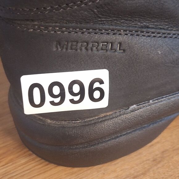 Merrell Andover Bluff Ankle Boots Women’s US 11 Black Leather Waterproof Chelsea - Picture 10 of 10